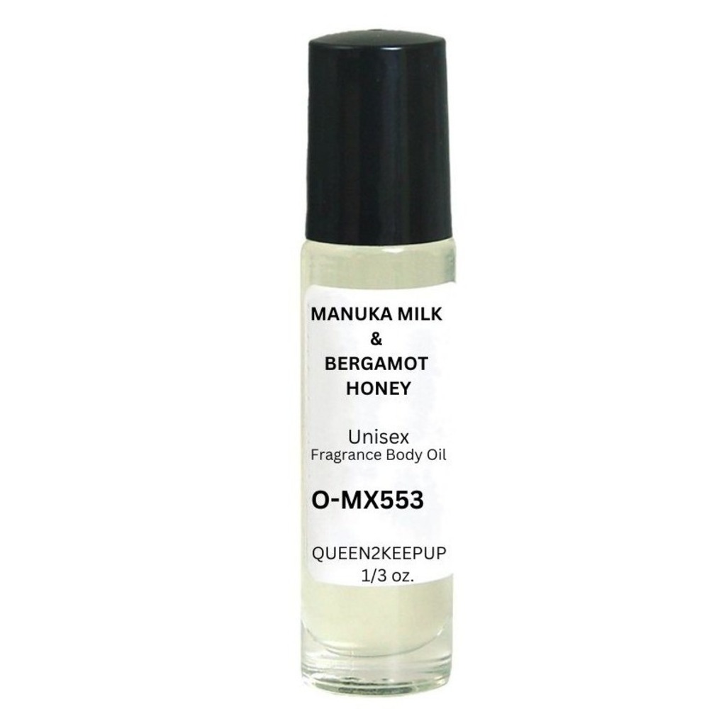 Manuka Milk & Bergamot Honey Unisex Body Oil Comforting Pure Warmth Roll-On